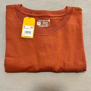 Carhartt Burnt Orange Short Sleeve Tee - Mens Loose Fit 3XLT